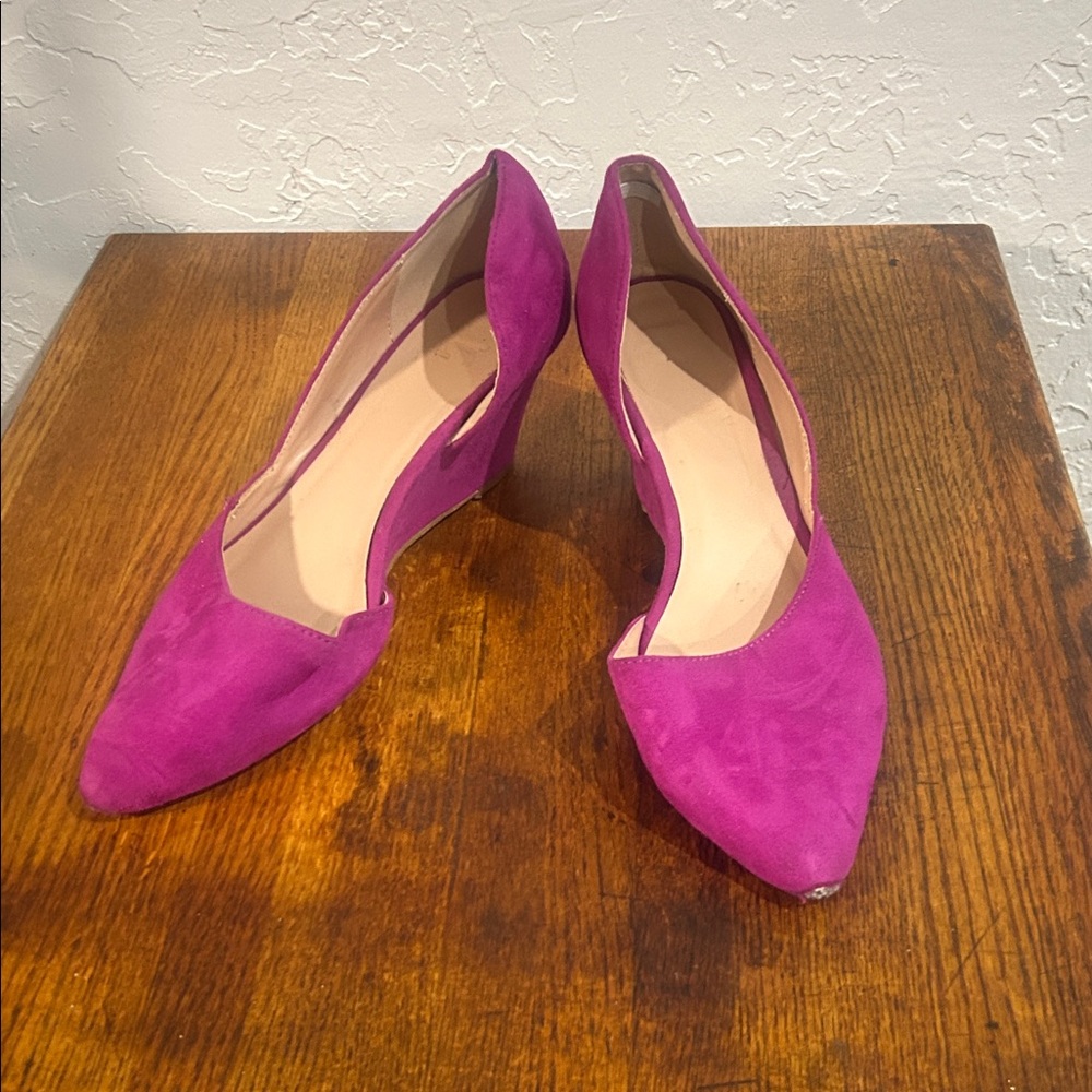 Chic Fuchsia Women's Wedge Shoes